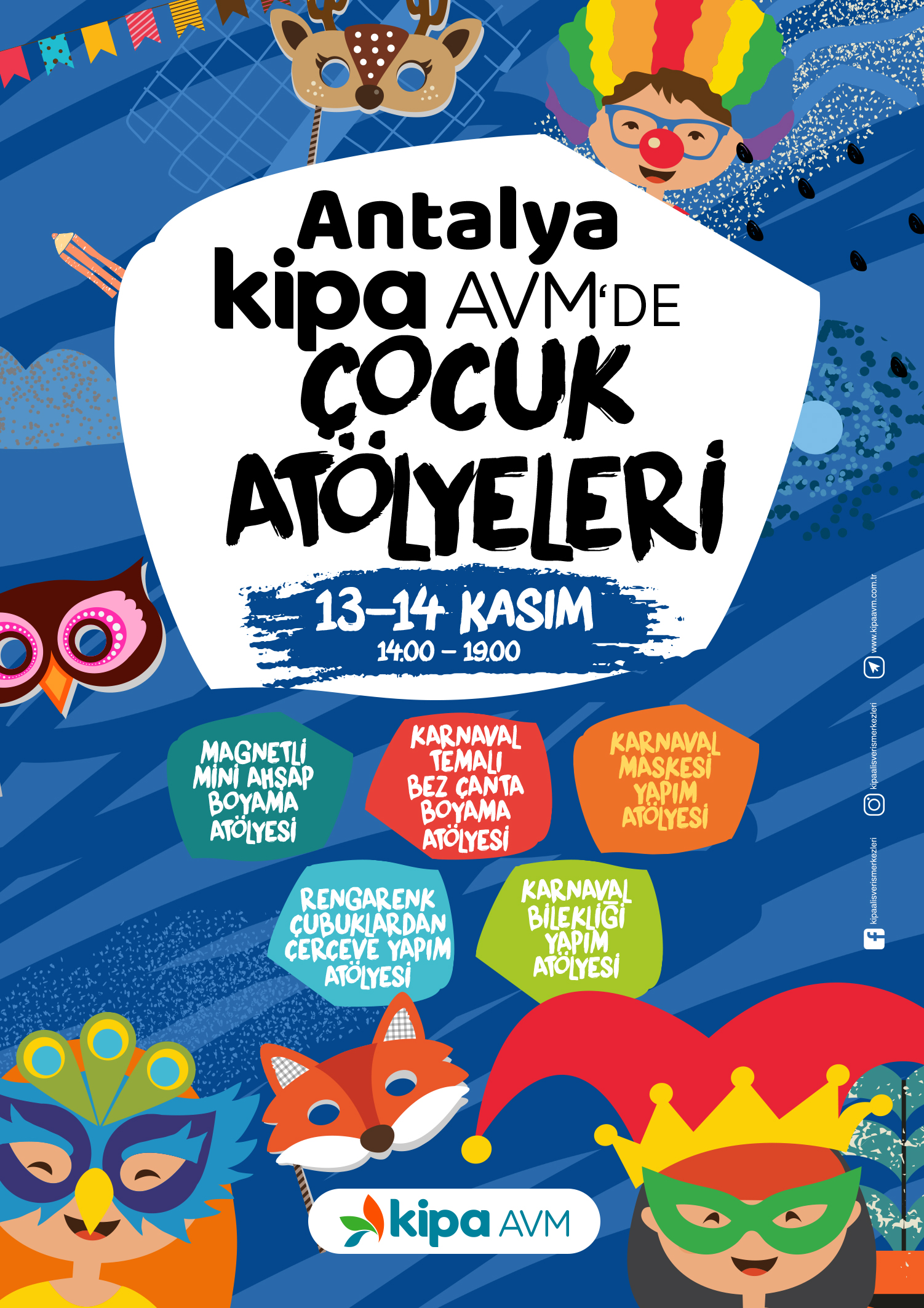Antalya Kipa AVM'de Çocuk Atölyeleri!

