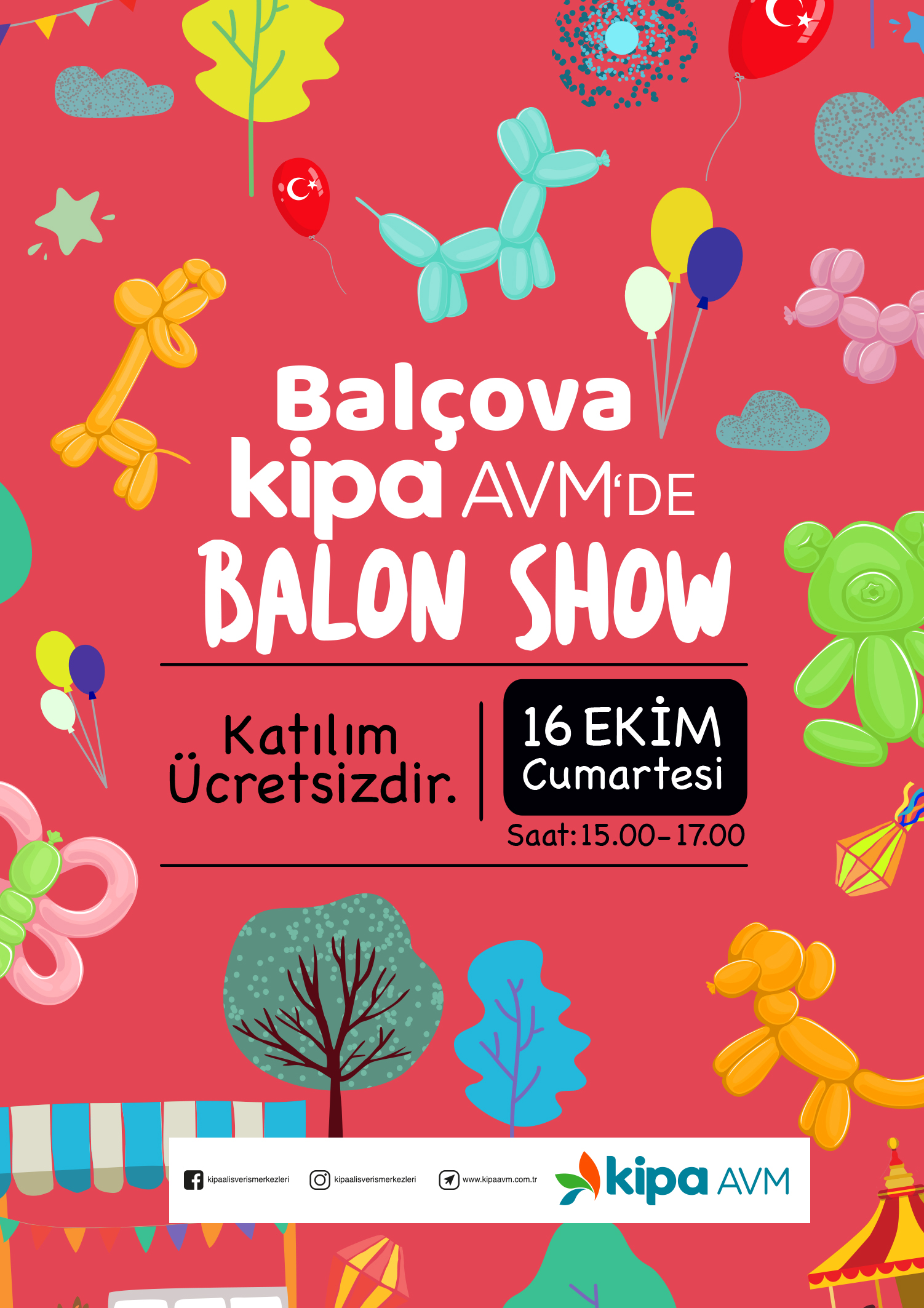 Balçova Kipa AVM'de Balon Show!

