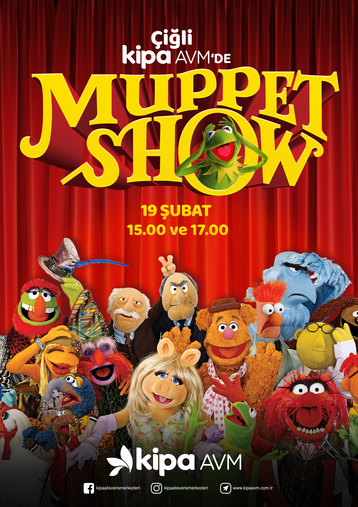 Çiğli Kipa AVM'de Muppet Show!
