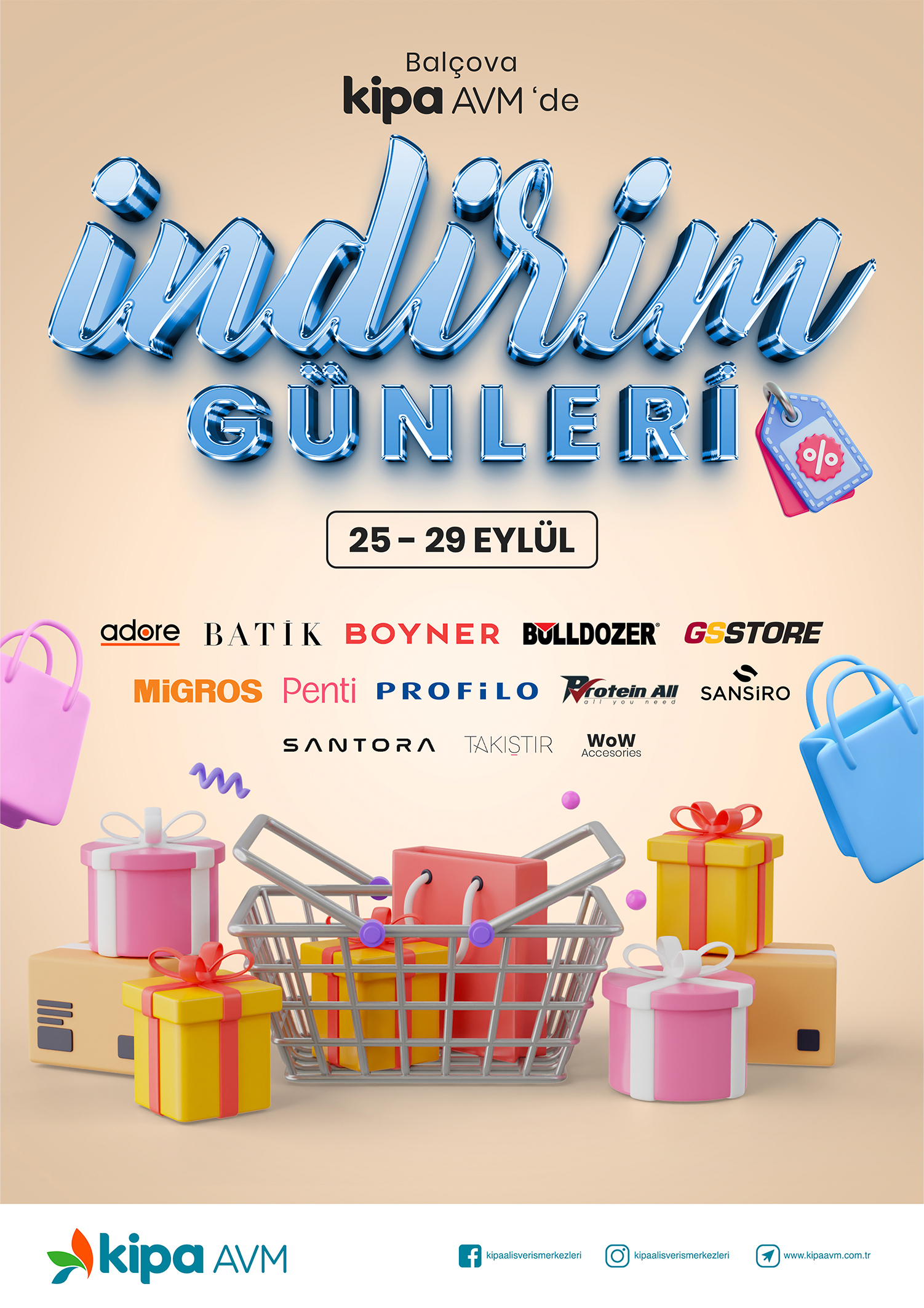 Balçova Kipa AVM'de İndirim Günleri!