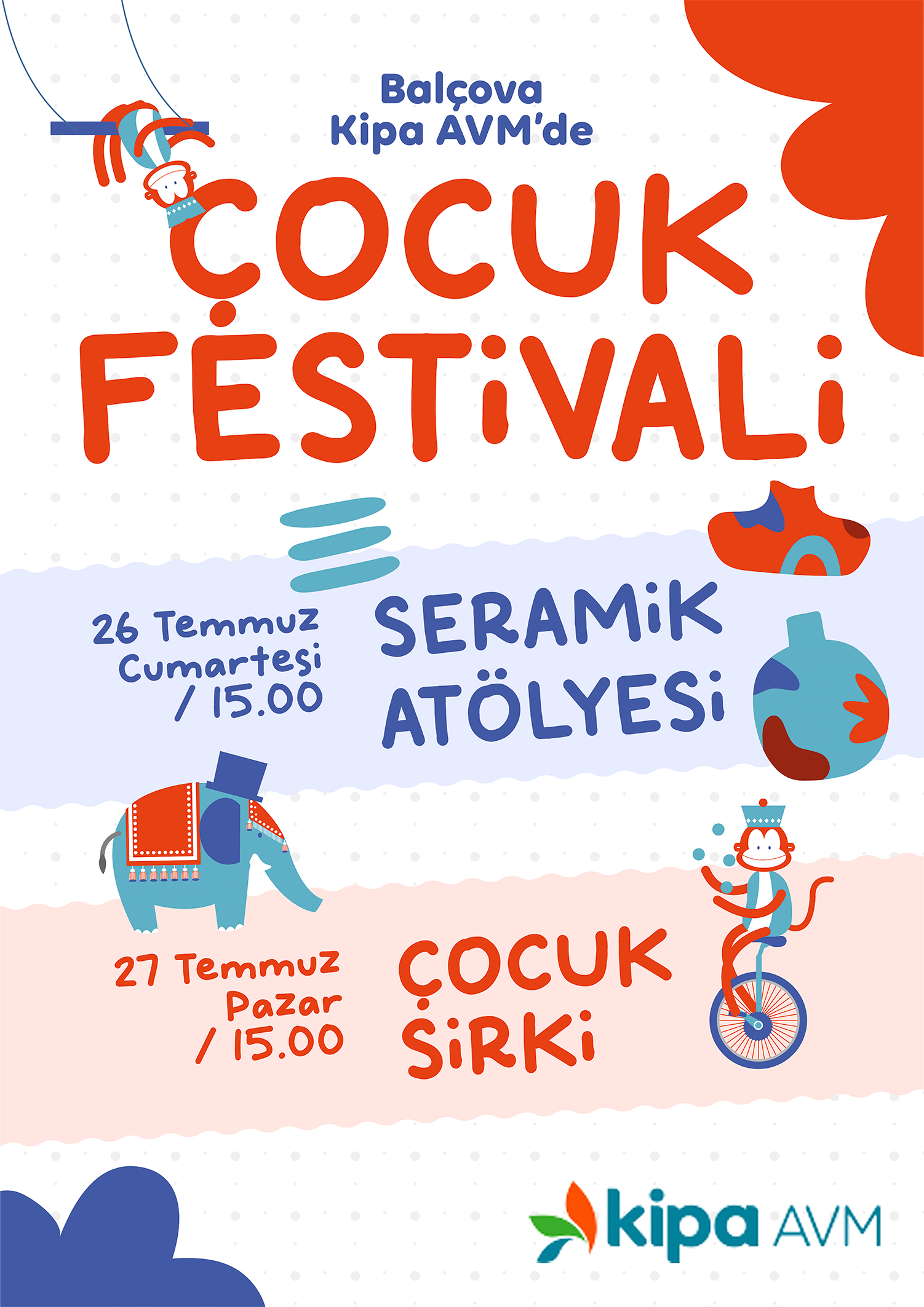 Balçova Kipa AVM'de Çocuk Festivali!