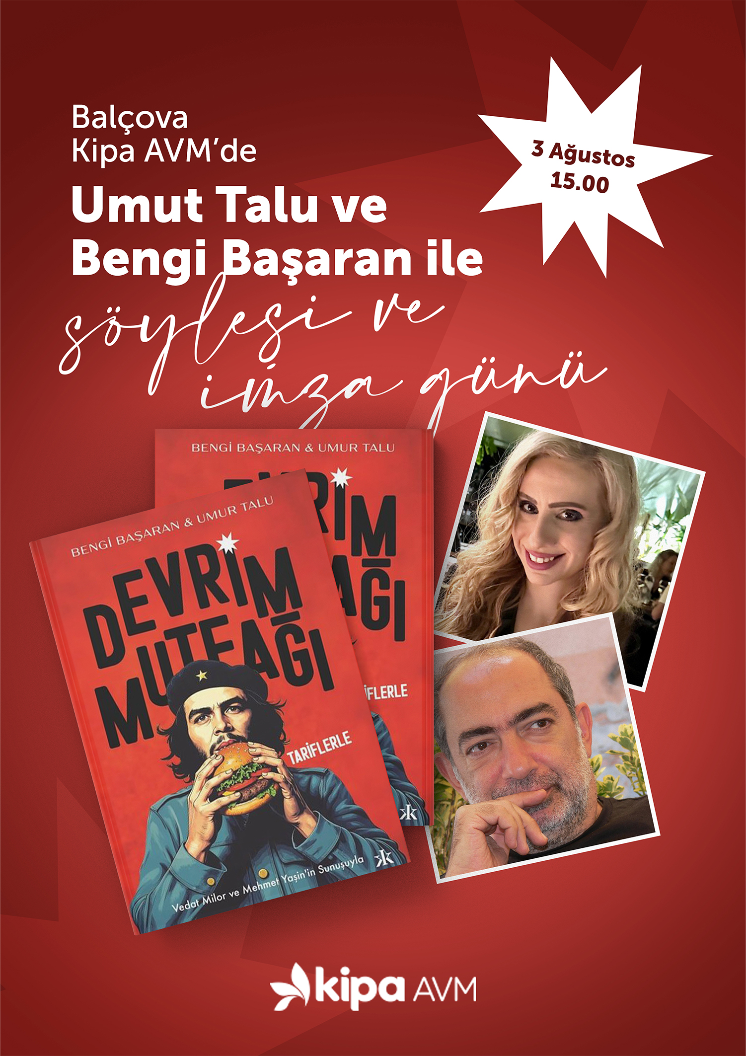 Balçova Kipa AVM'de Umut Talu ve Bengi Başaran ile Söyleşi ve İmza Günü!