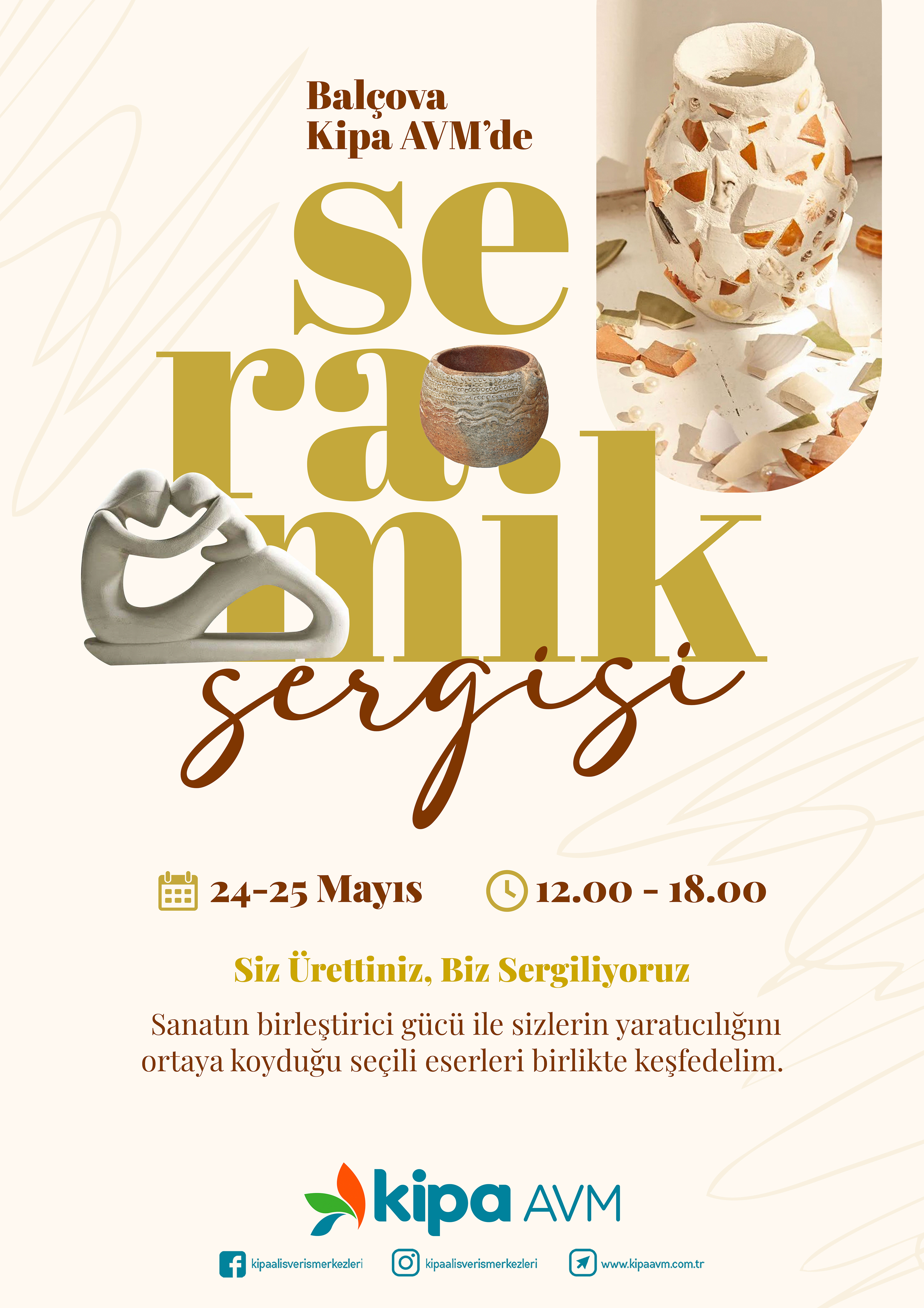 Balçova Kipa AVM'de Seramik Sergisi!