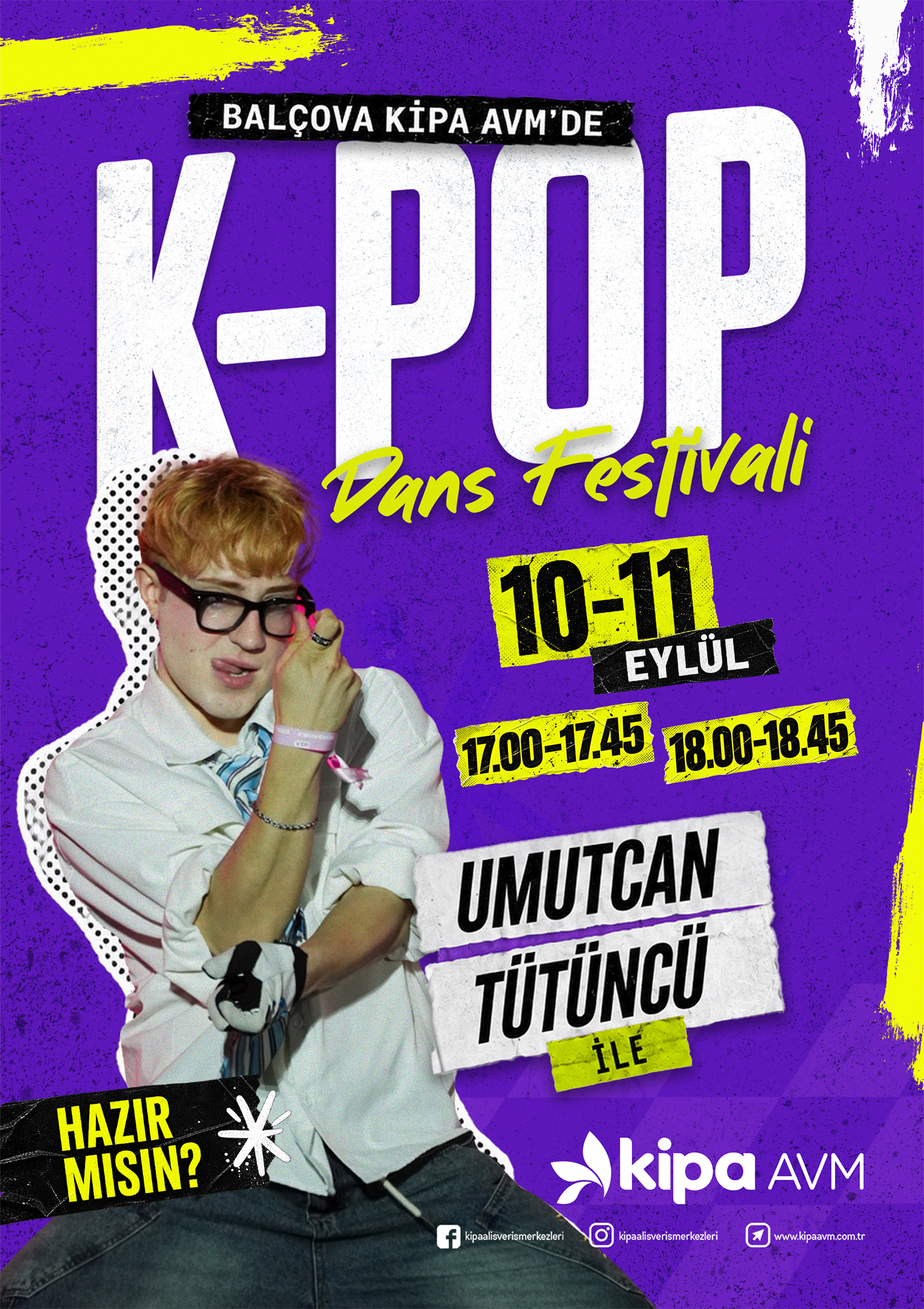 Bal&ccedil;ova Kipa AVM'de Umutcan T&uuml;t&uuml;nc&uuml; ile K-Pop Dans Festivali!